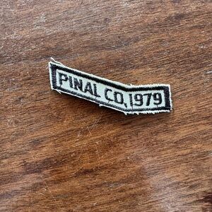 1979 Embroidered ShoulderPatch - Black on Cream